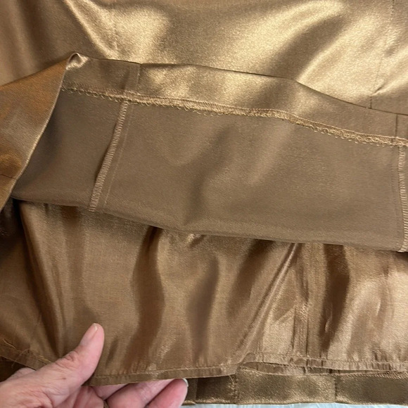 Newport News Bronze Sleek Evening Dress - Picture 7 of 9